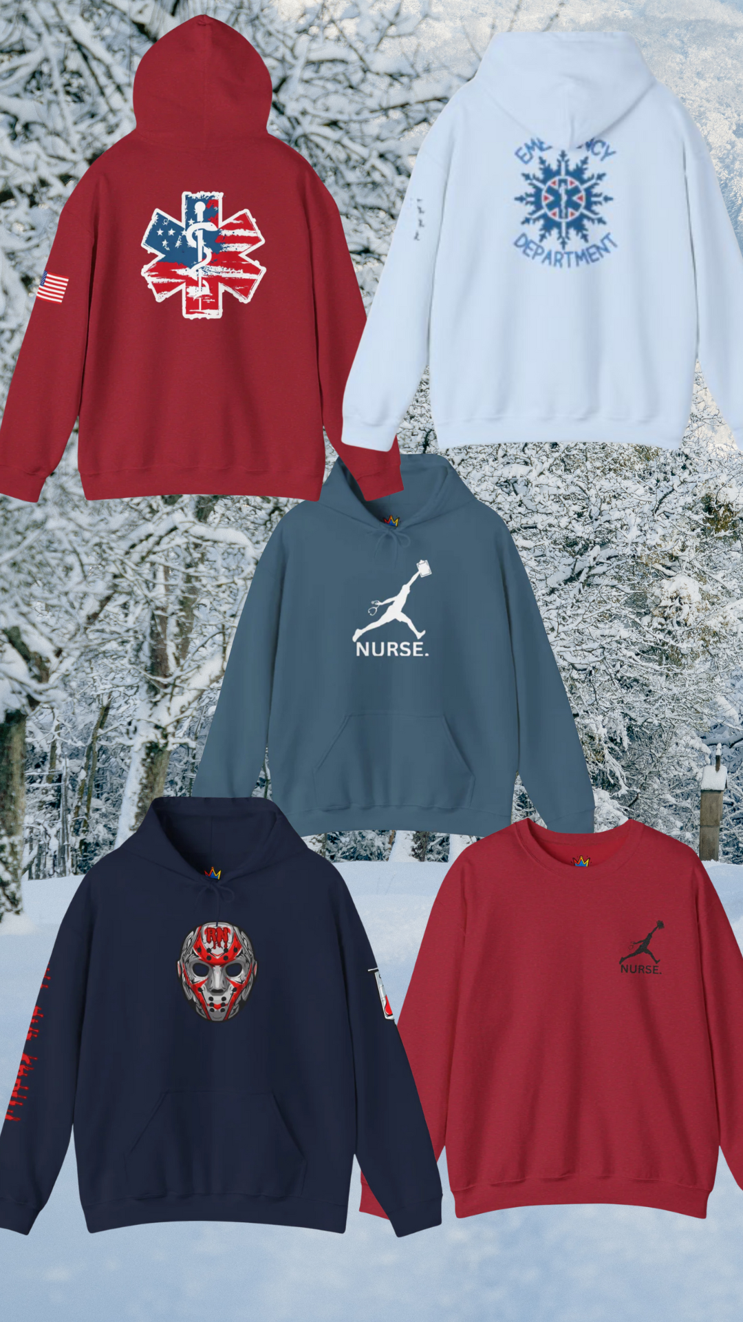 Healthcare Hoodies, Sweatshirts & Long Sleeves