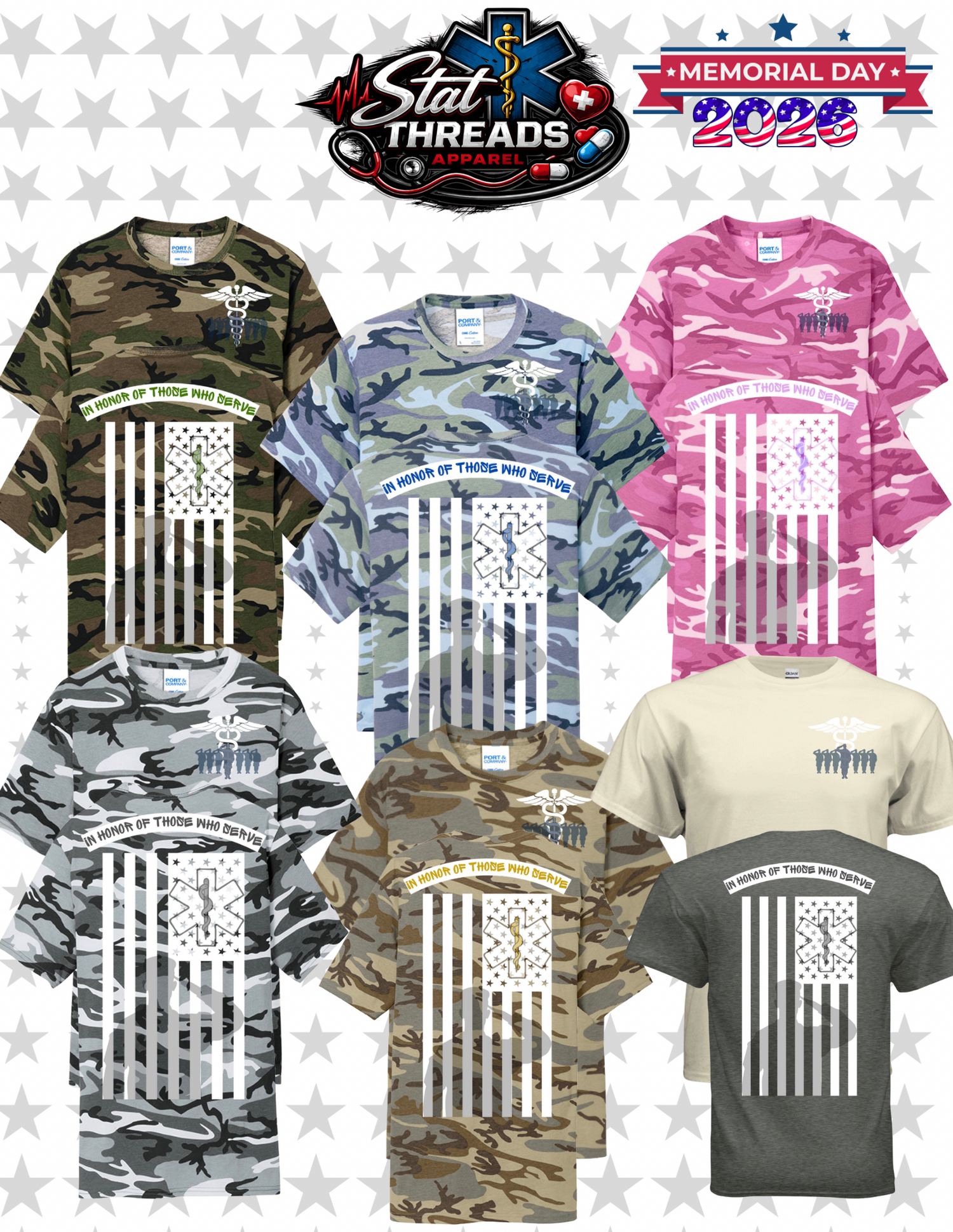 Memorial Day 2026 Honor Service Tee