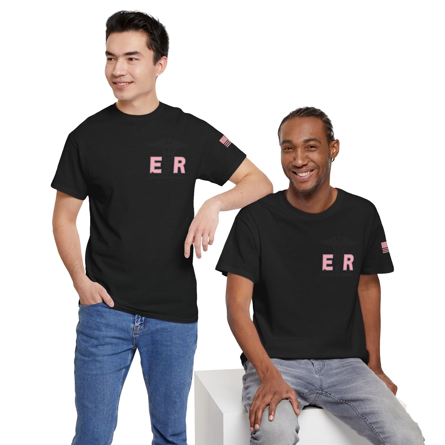 ER Halloween strawberry moon Night of the Living Dead t shirt Unisex Heavy Cotton Tee