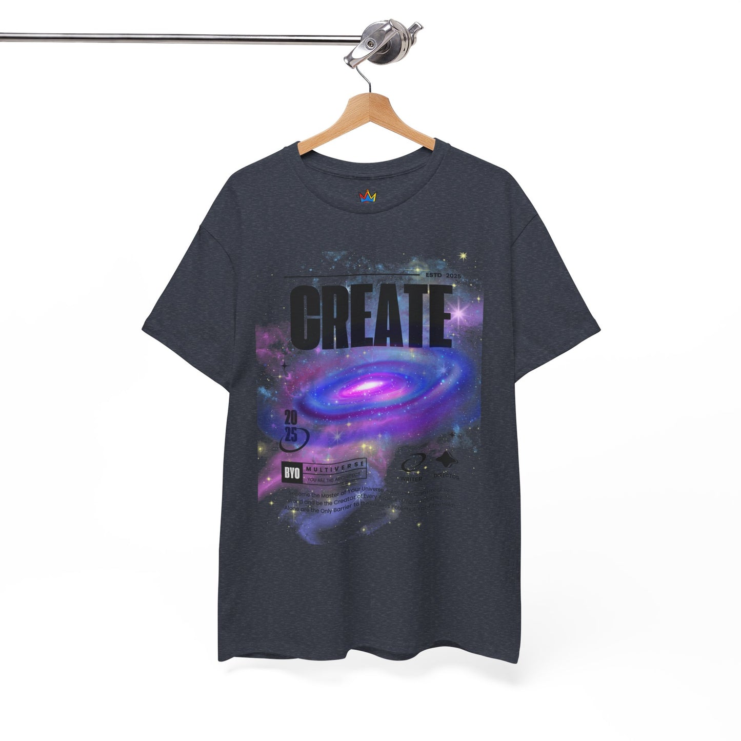 Manifest inspiring create your universe  Unisex Heavy Cotton Tee