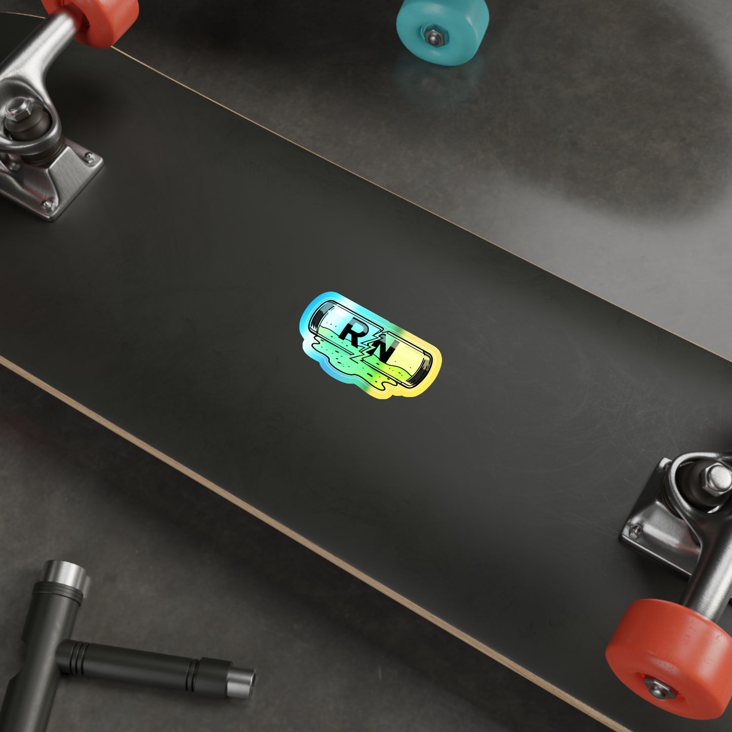 Holographic Die-cut RN Ooze Sticker