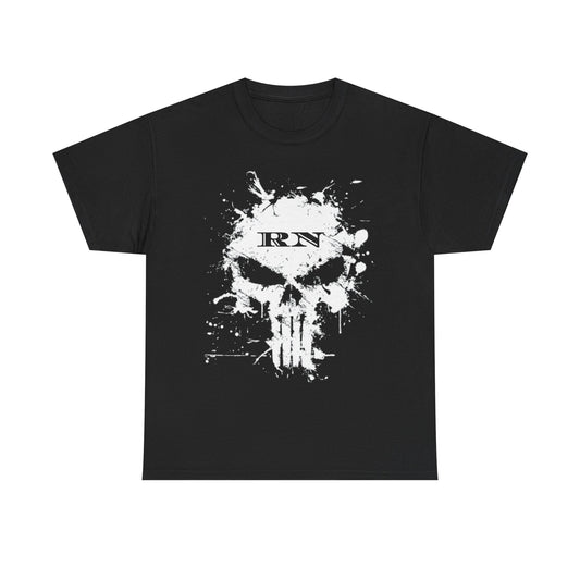 Nurse comic book lover gift t shirt Castle RN punisher t-shirt for nurses