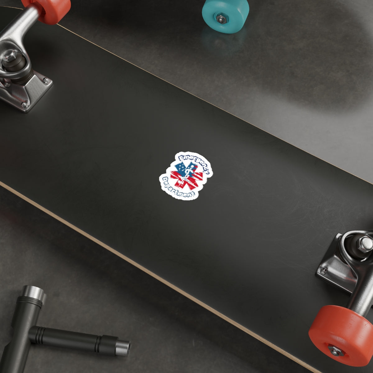 Emergency Department Patriotic Die-Cut Stickers
