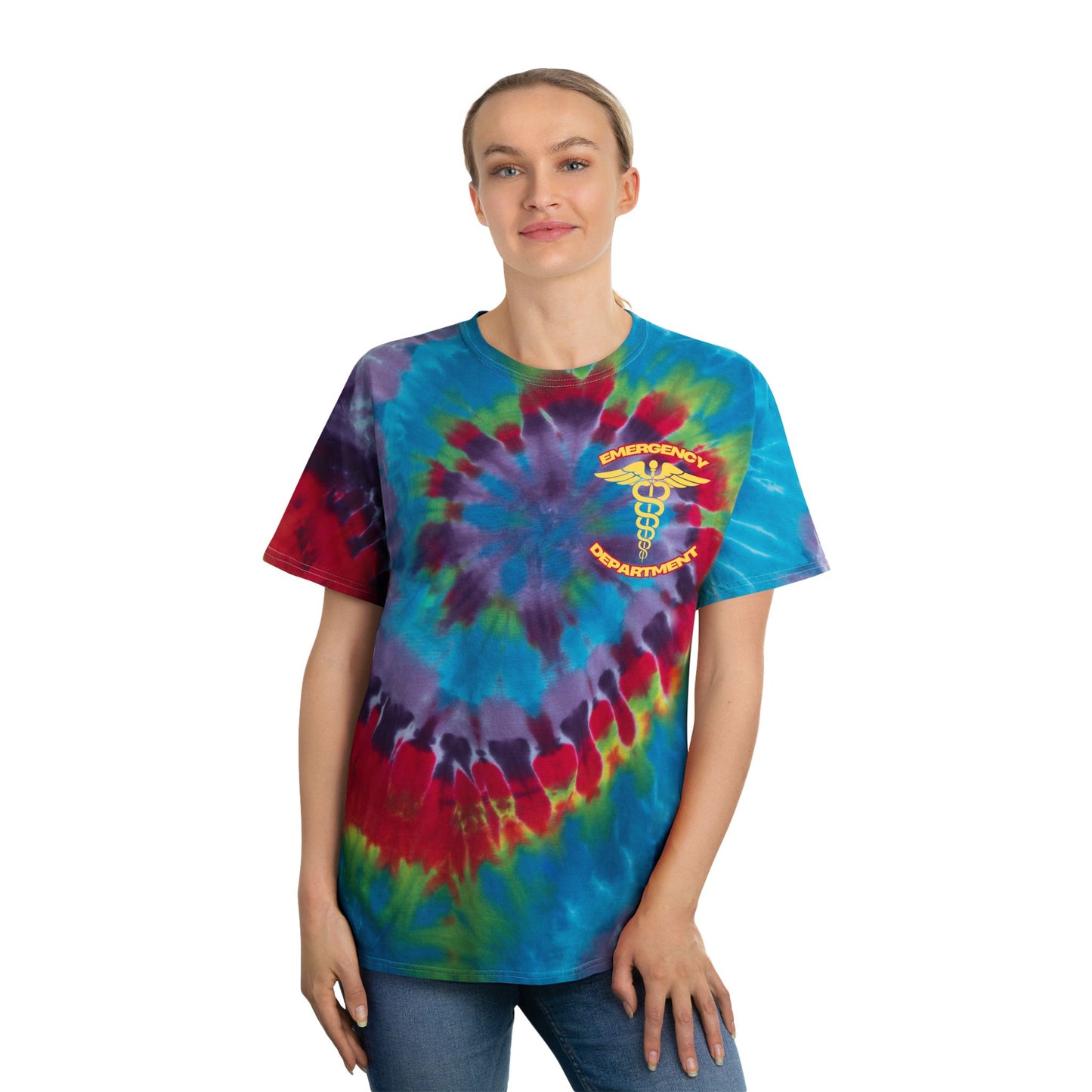 Summertime in the Emergency Department Tie-Dye Tee, Spiral 2