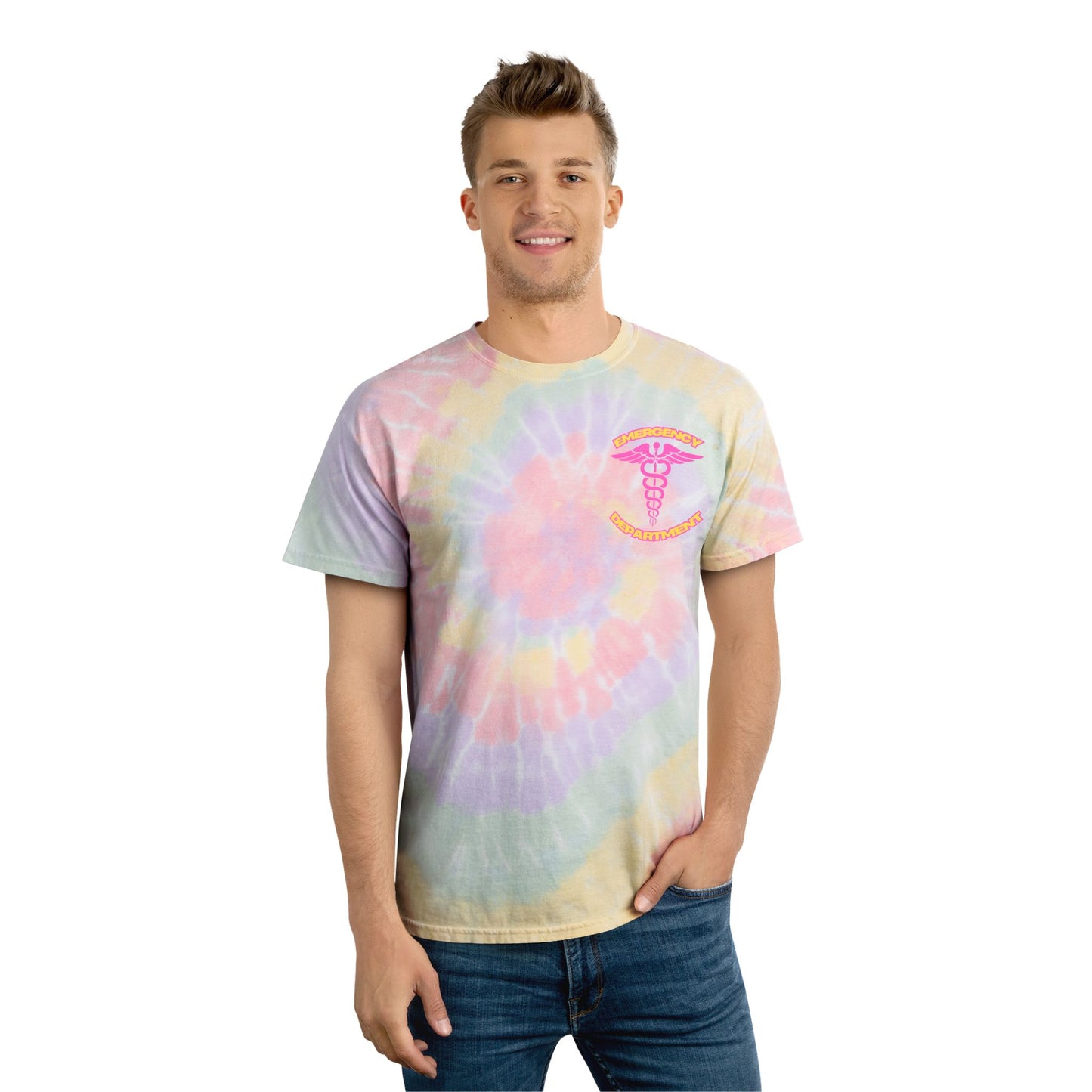 Summertime in the Emergency Department Tie-Dye Tee, Spiral 2