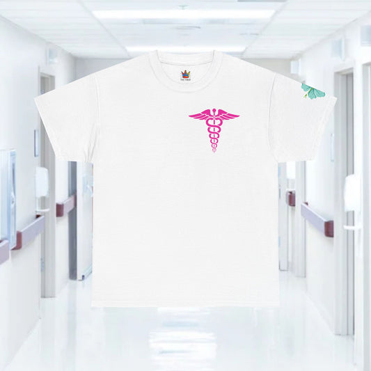 Copy of Summertime RN Hawaiian themed t shirt gift for nurses week floral RN shirt tropical themed RN healthcare worker gift t shirt