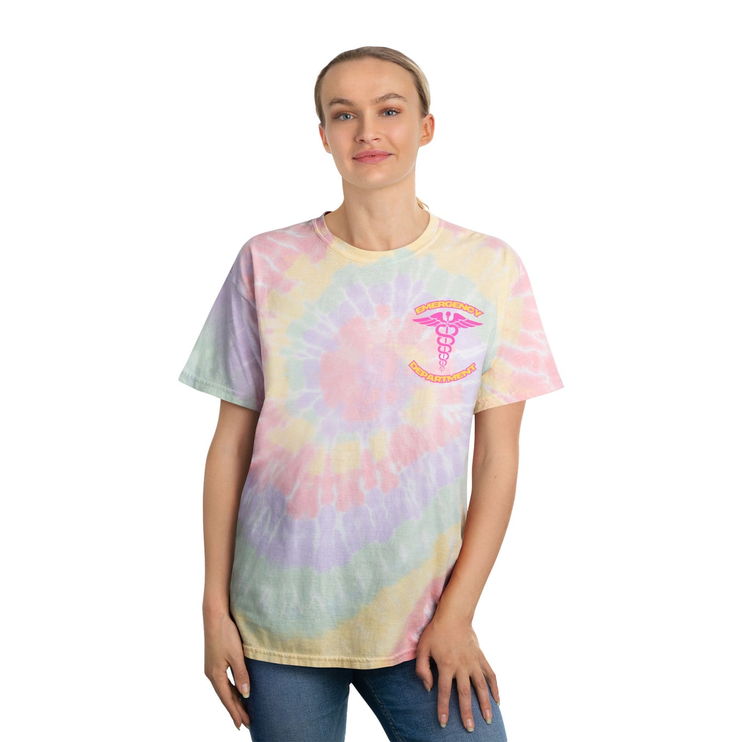 Summertime in the Emergency Department Tie-Dye Tee, Spiral 2