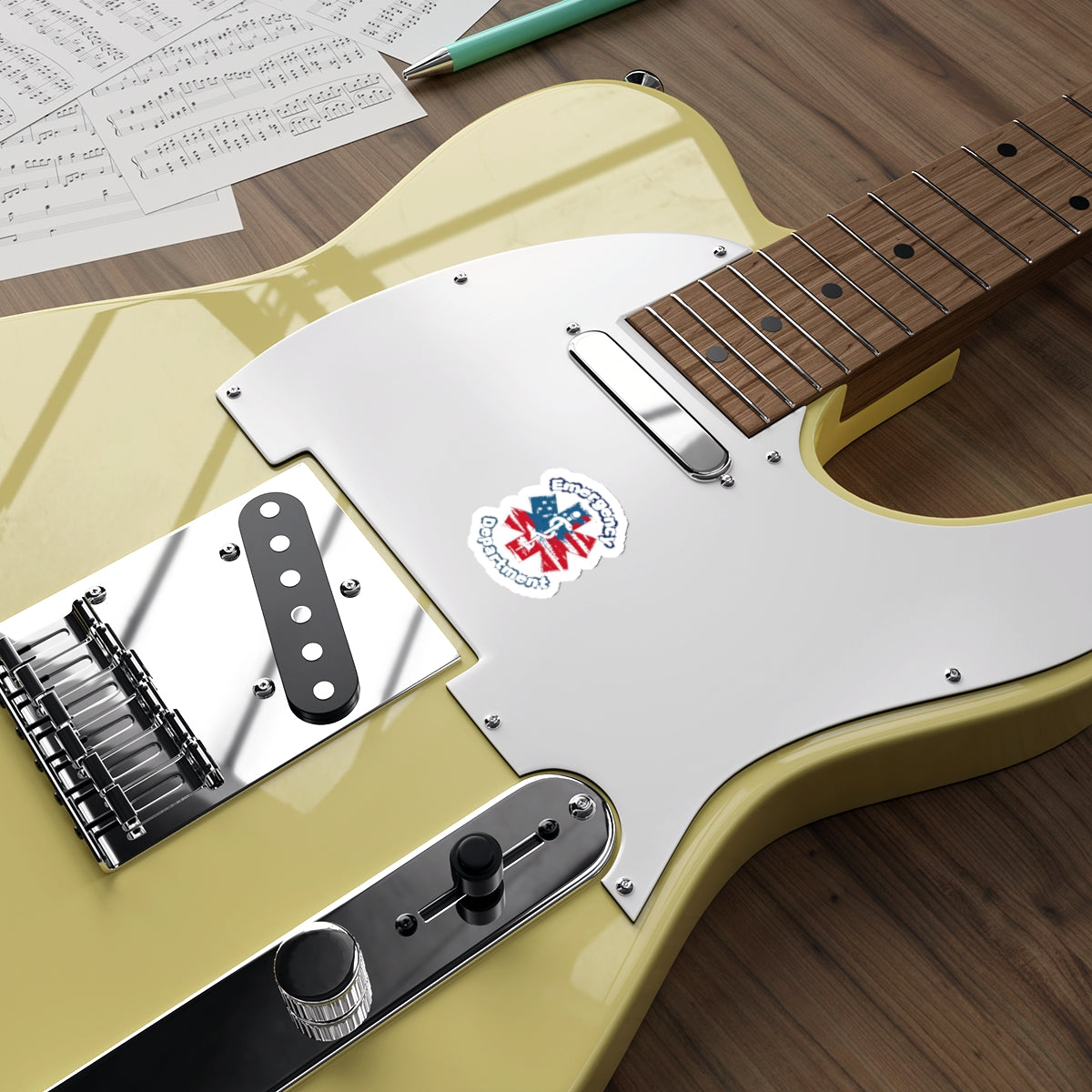 Emergency Department Patriotic Die-Cut Stickers