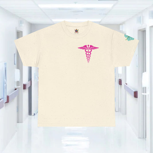 Copy of Summertime RN Hawaiian themed t shirt gift for nurses week floral RN shirt tropical themed RN healthcare worker gift t shirt