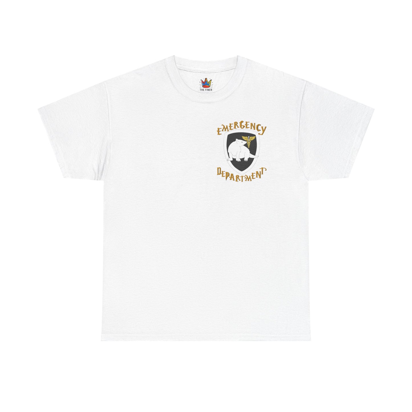 Huffle Healer – Emergency Department Crew Tee potter loving healthcare emergency department Unisex Heavy Cotton Tee