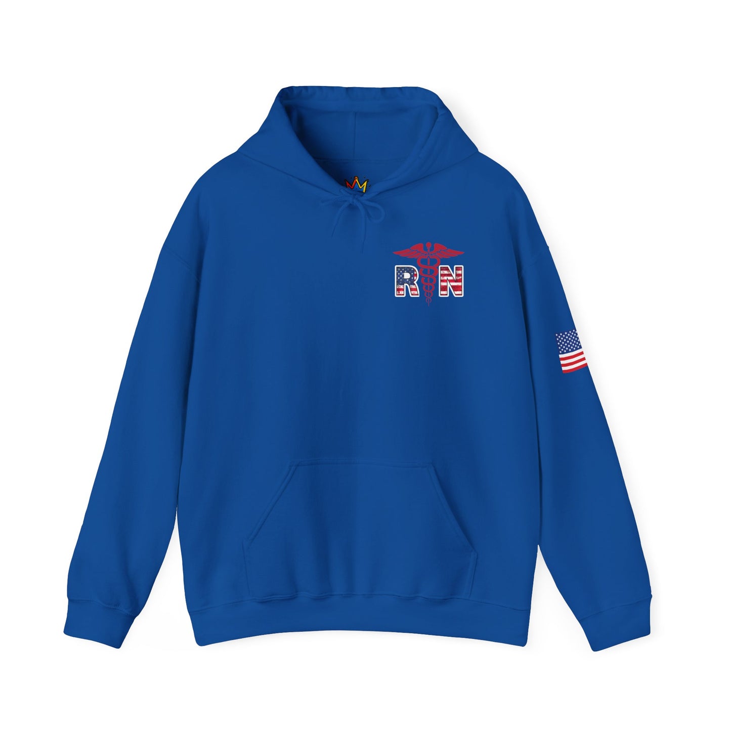 Patriotic RN Hoodie Independence Day gift for nurse Unisex Heavy Blend™ Hooded Sweatshirt