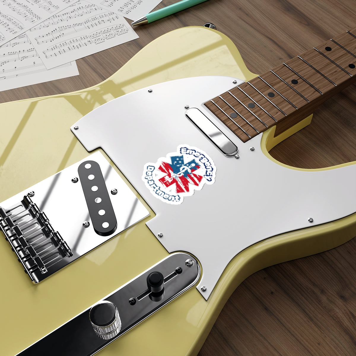 Emergency Department Patriotic Die-Cut Stickers