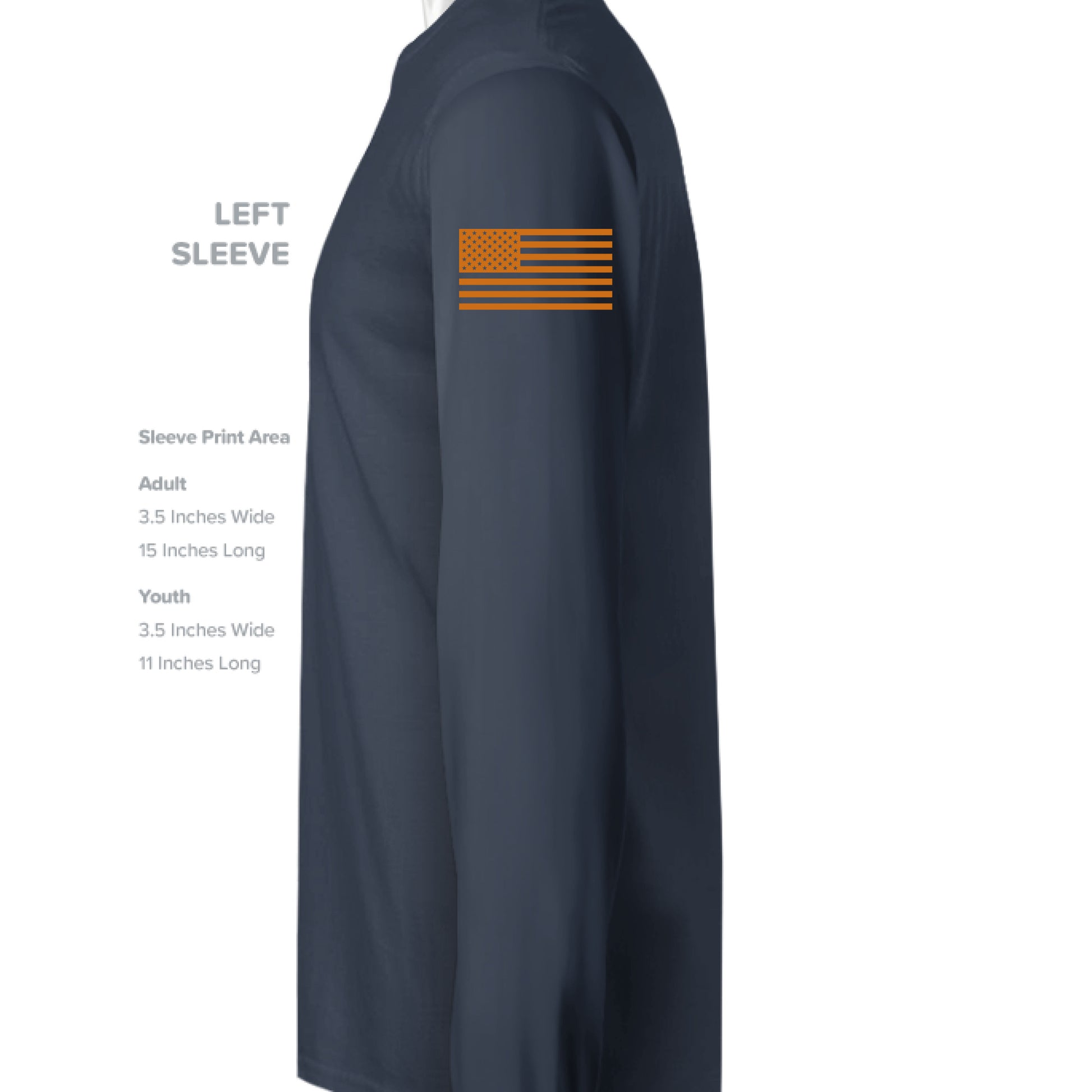 TRUE NAVY - SLEEVE_LEFT