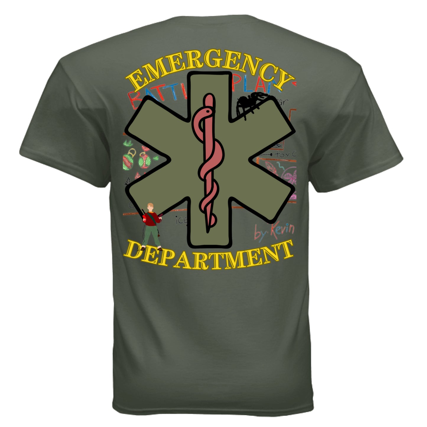 MILITARY GREEN - BACK