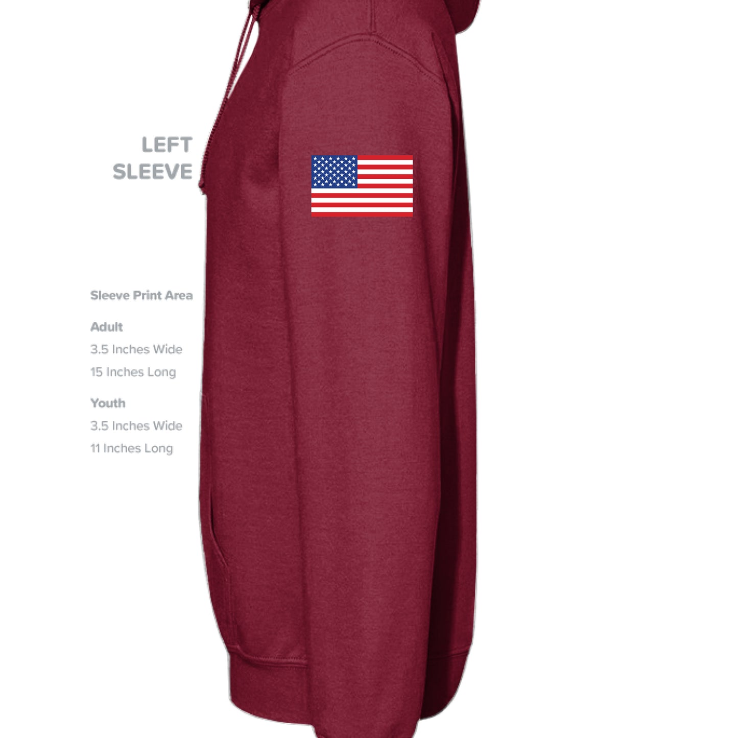 CARDINAL RED - SLEEVE_LEFT