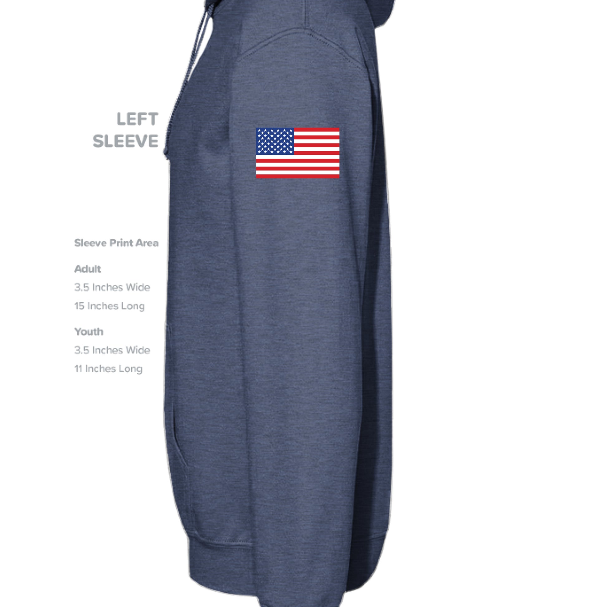 Heather Sport Dark Navy - SLEEVE_LEFT