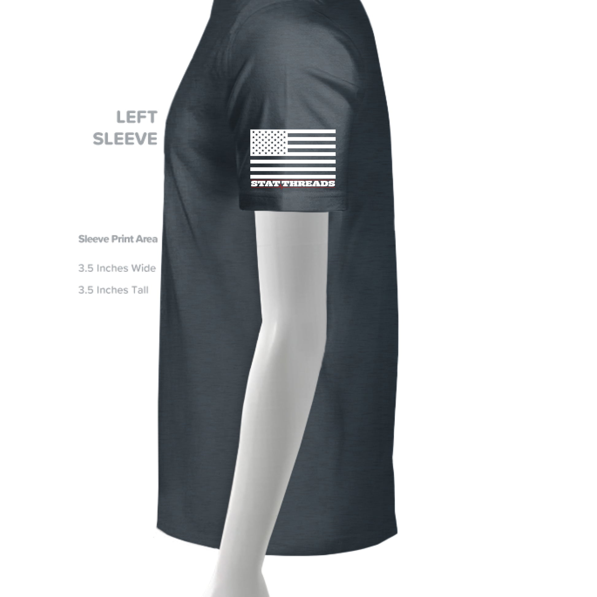 Heather Navy - SLEEVE_LEFT