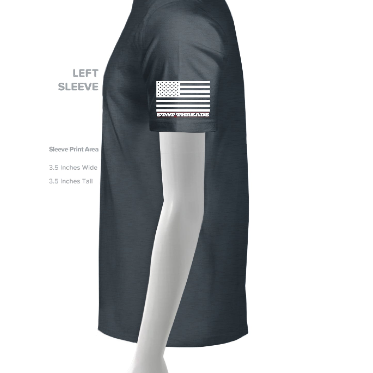Heather Navy - SLEEVE_LEFT