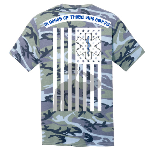 Woodland Blue Camo - BACK