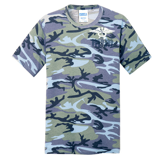 Woodland Blue Camo - FRONT