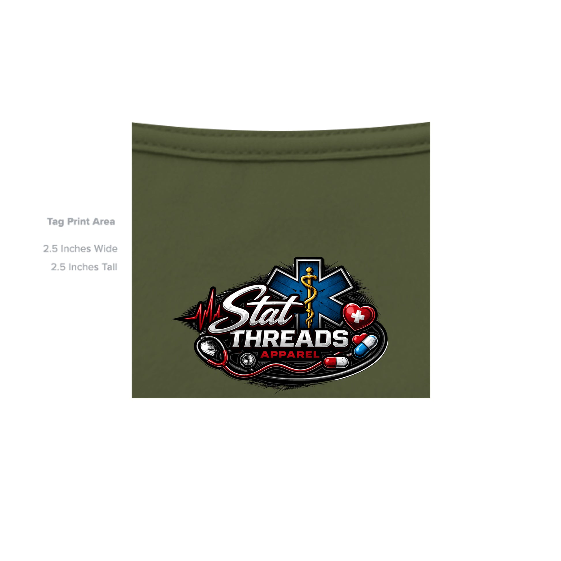MILITARY GREEN - G500 - INSIDE_TAG_LINE