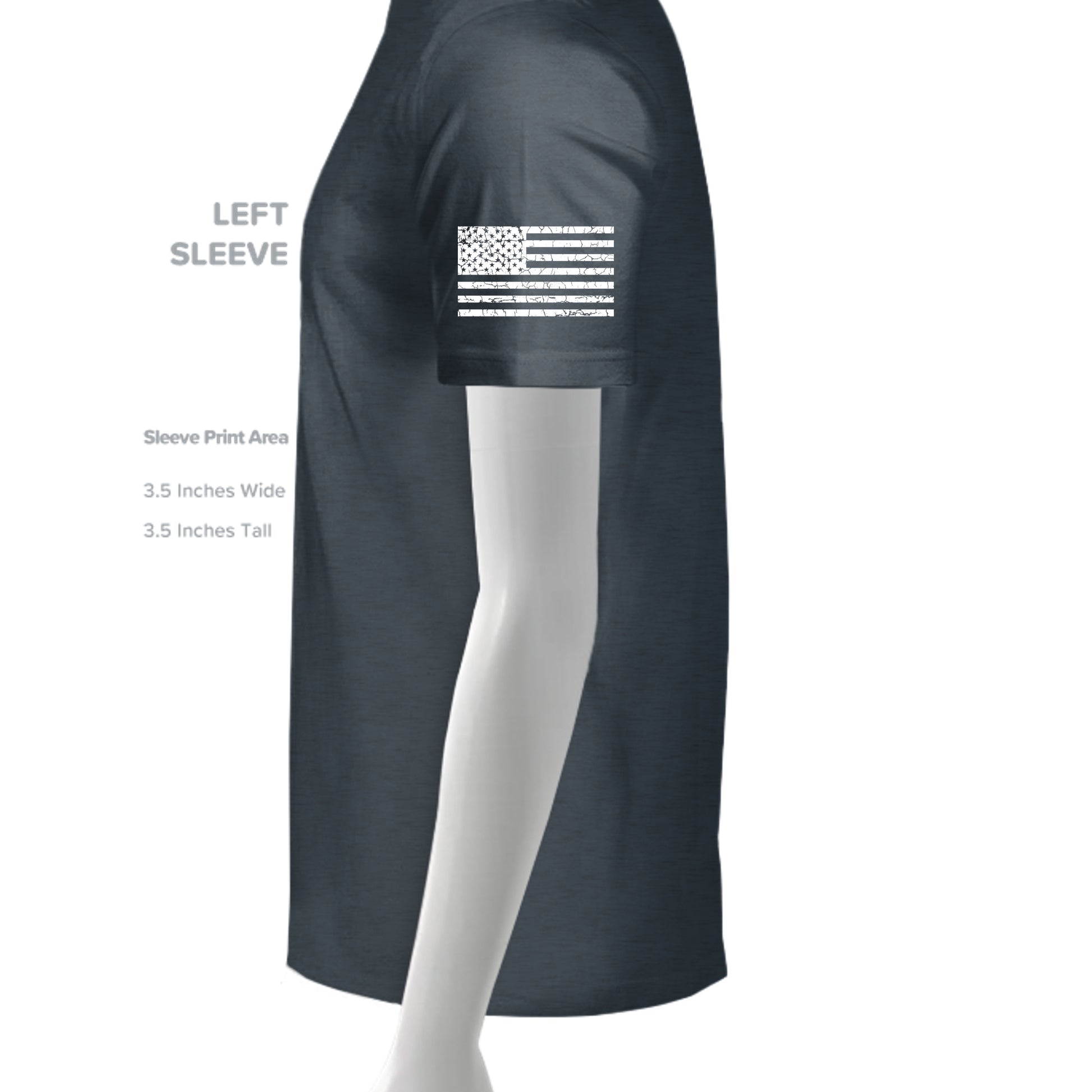 Heather Navy - G500 - SLEEVE_LEFT