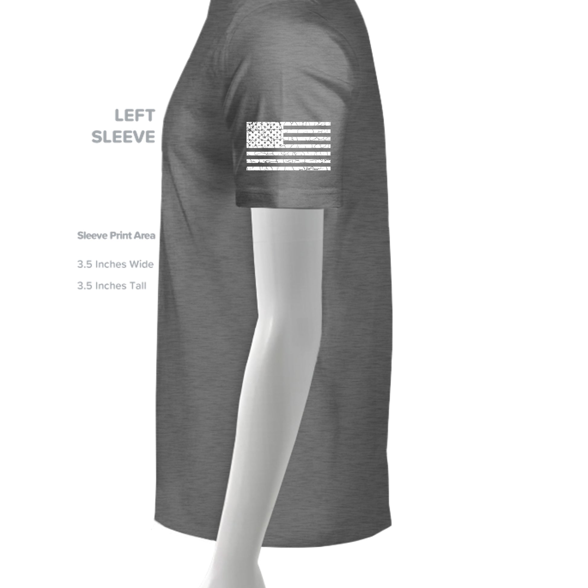 GRAPHITE HEATHER - G500 - SLEEVE_LEFT