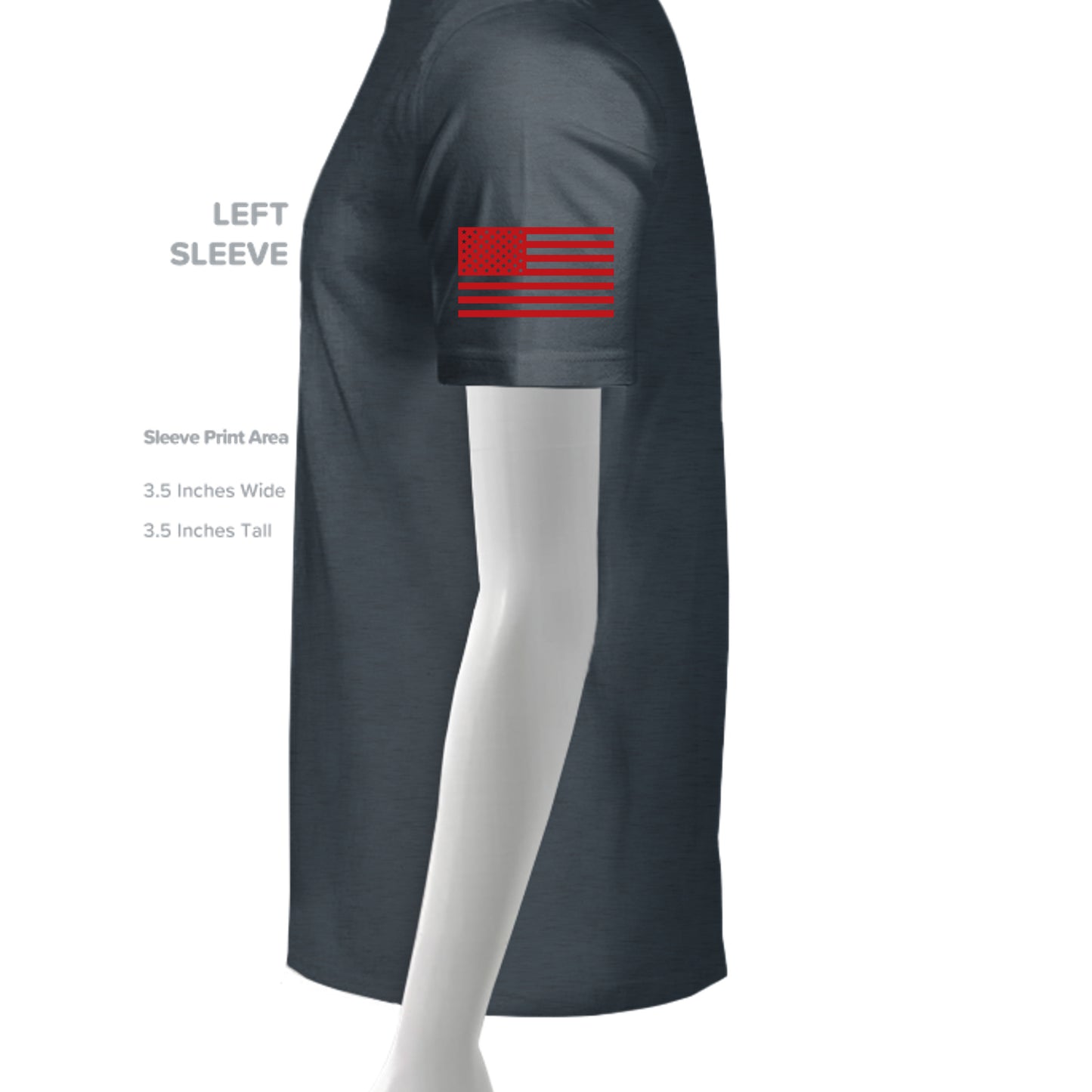 Heather Navy - G500 - SLEEVE_LEFT