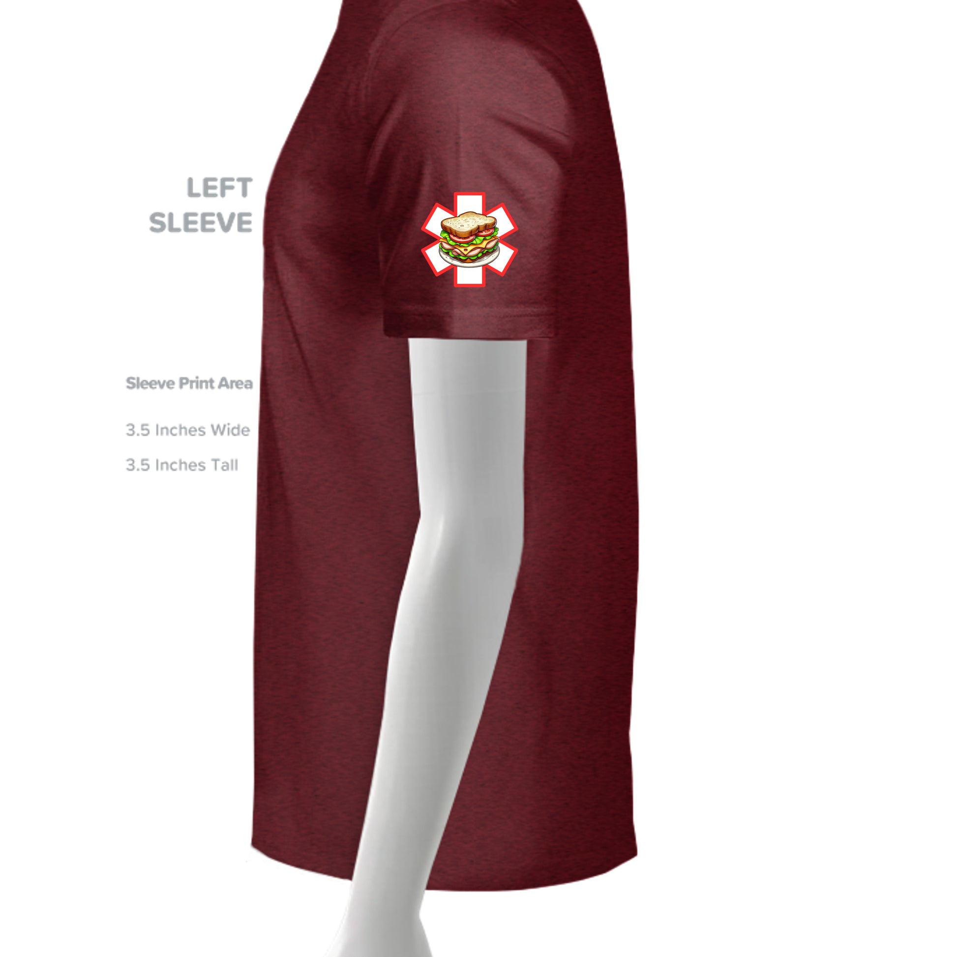 ANTIQUE CHERRY RED - G500 - SLEEVE_LEFT