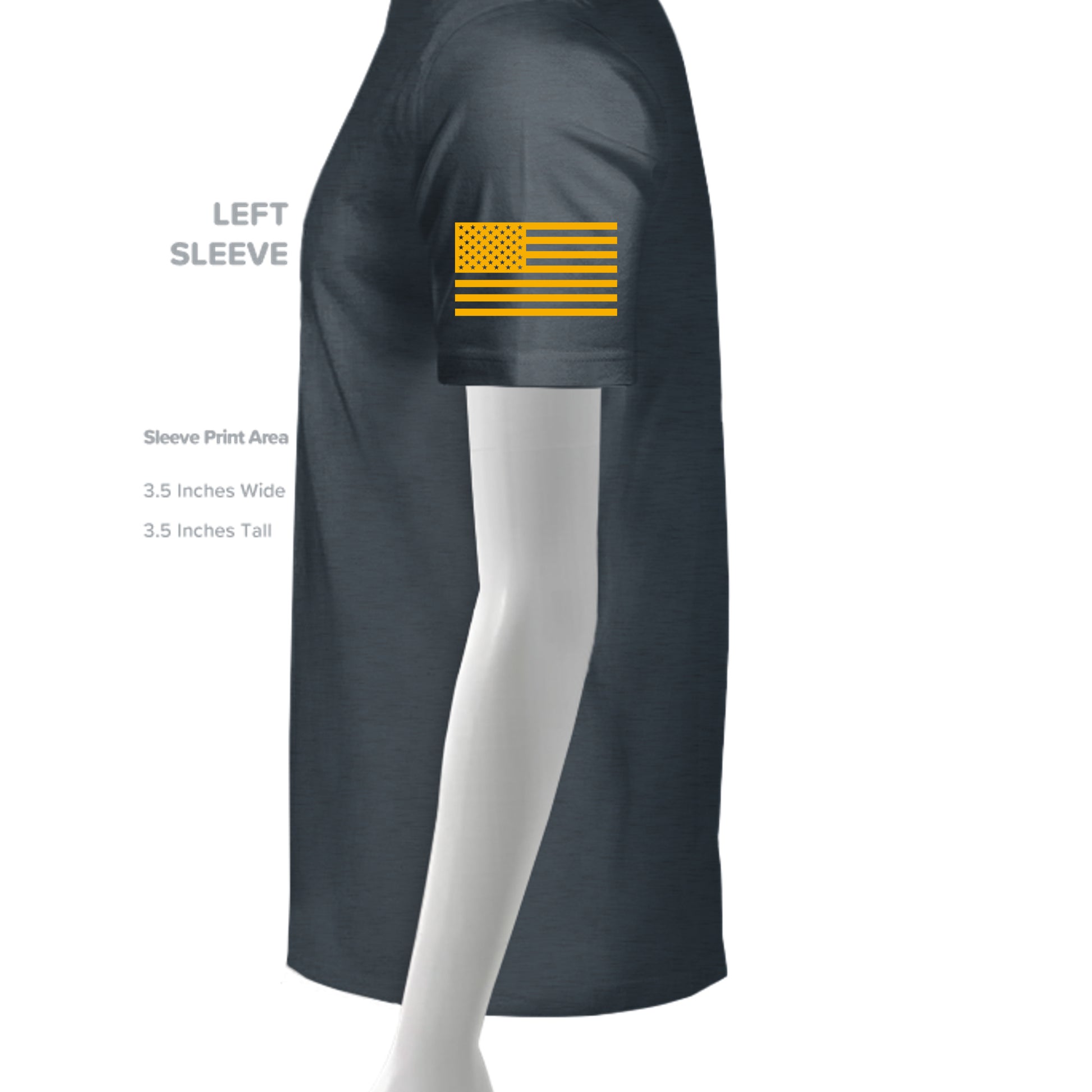 Heather Navy - G500 - SLEEVE_LEFT