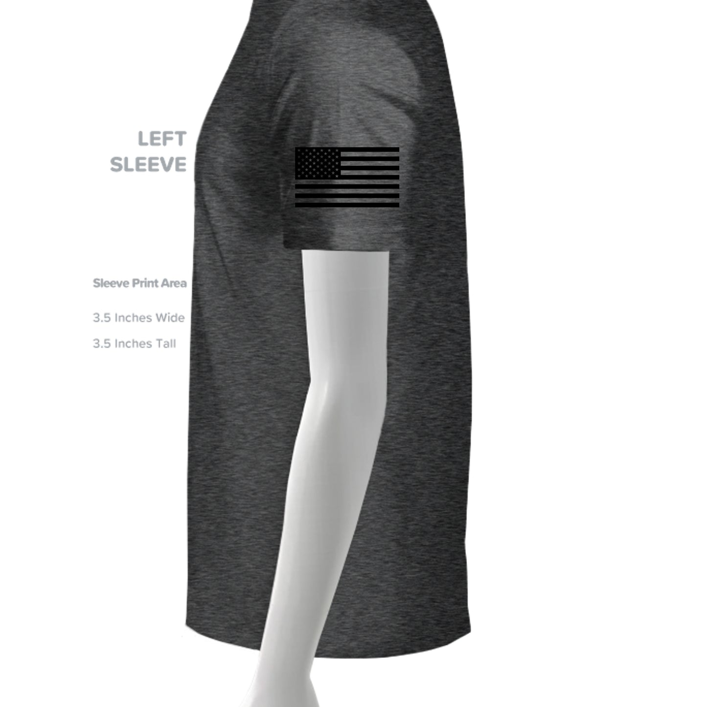 DARK HEATHER - G500 - SLEEVE_LEFT
