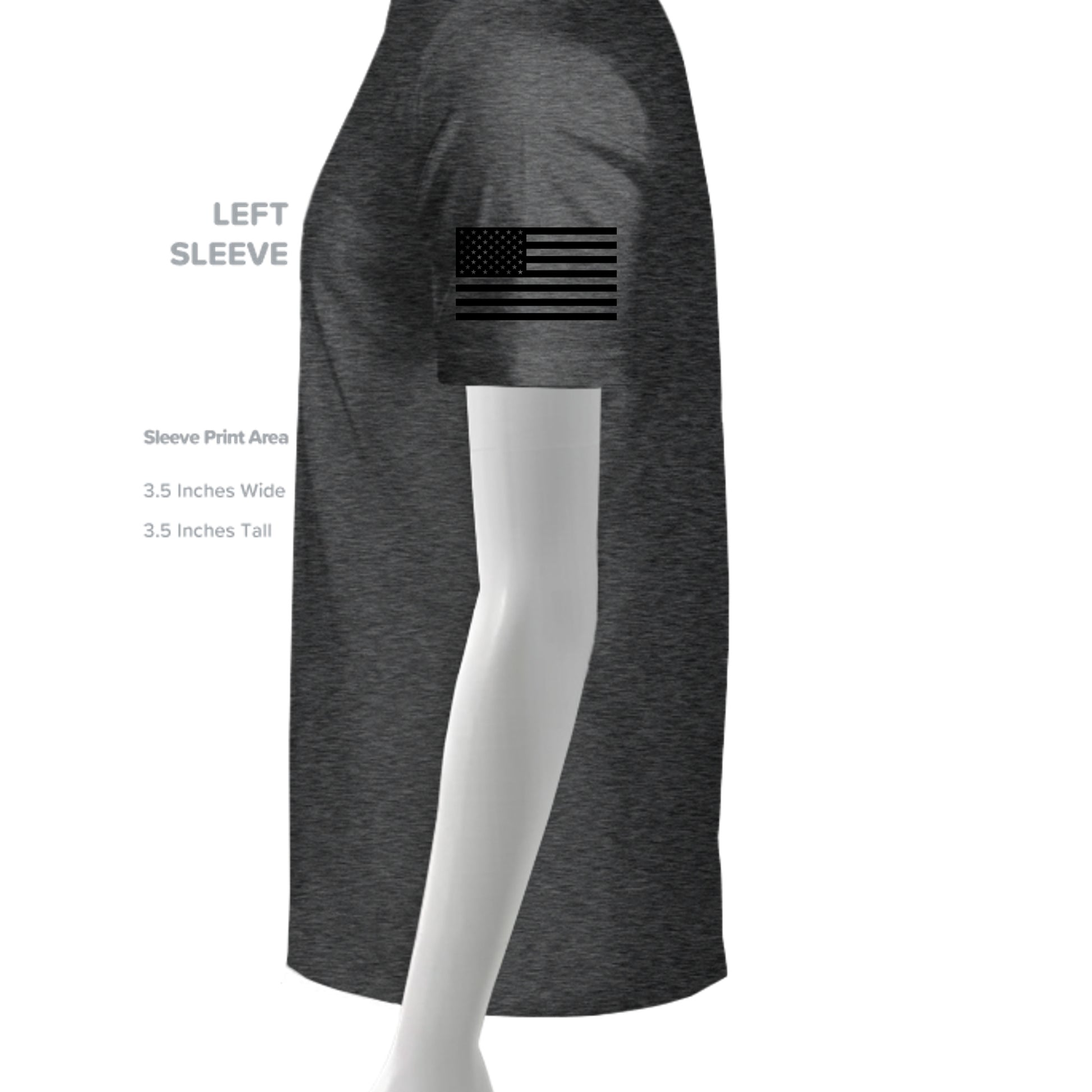 DARK HEATHER - G500 - SLEEVE_LEFT
