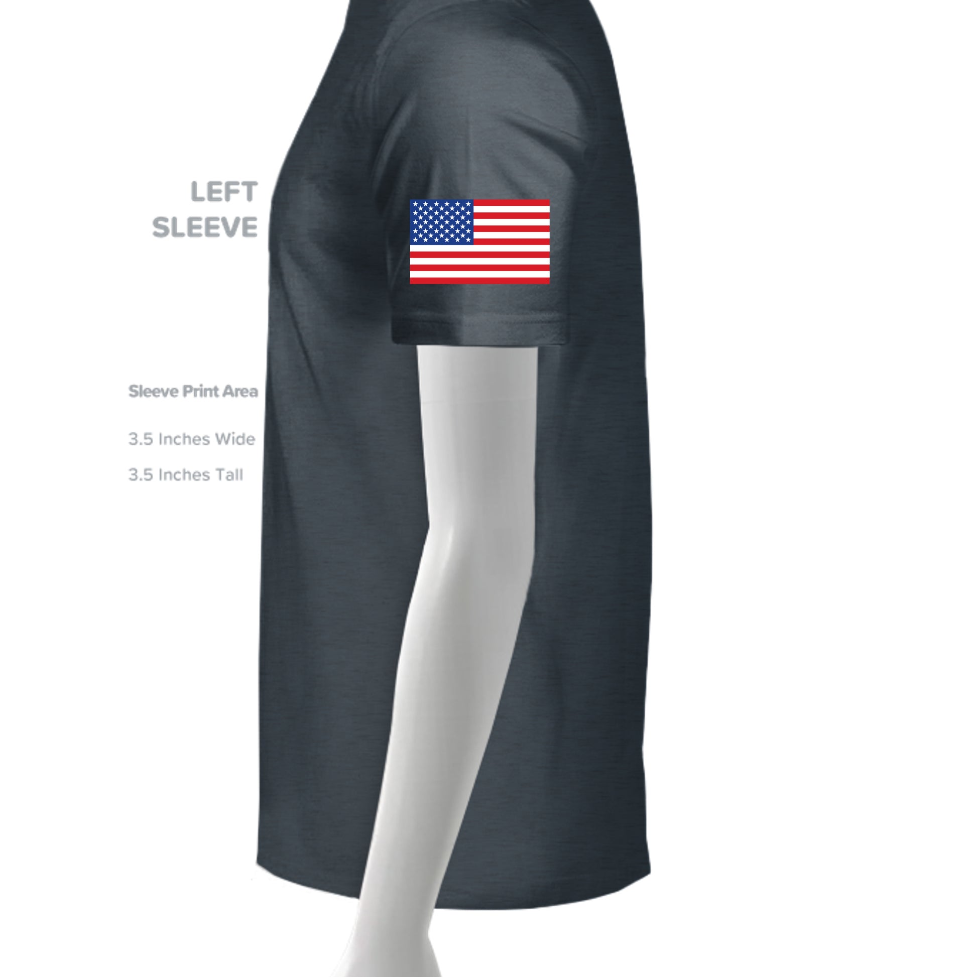 Heather Navy - G500 - SLEEVE_LEFT