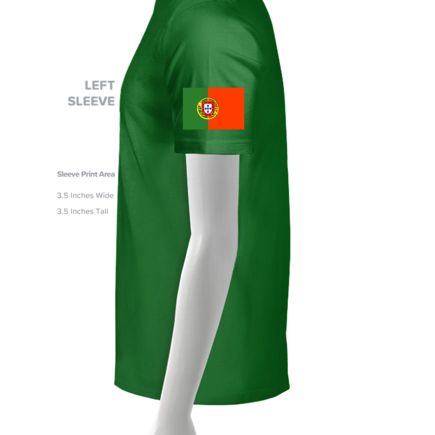 TURF GREEN - G500 - SLEEVE_LEFT