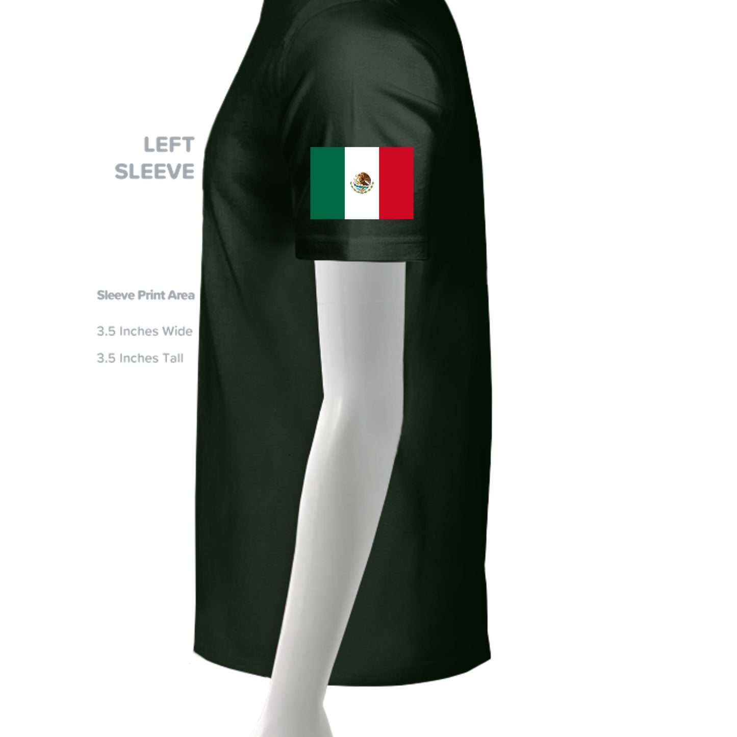 FOREST GREEN - G500 - SLEEVE_LEFT
