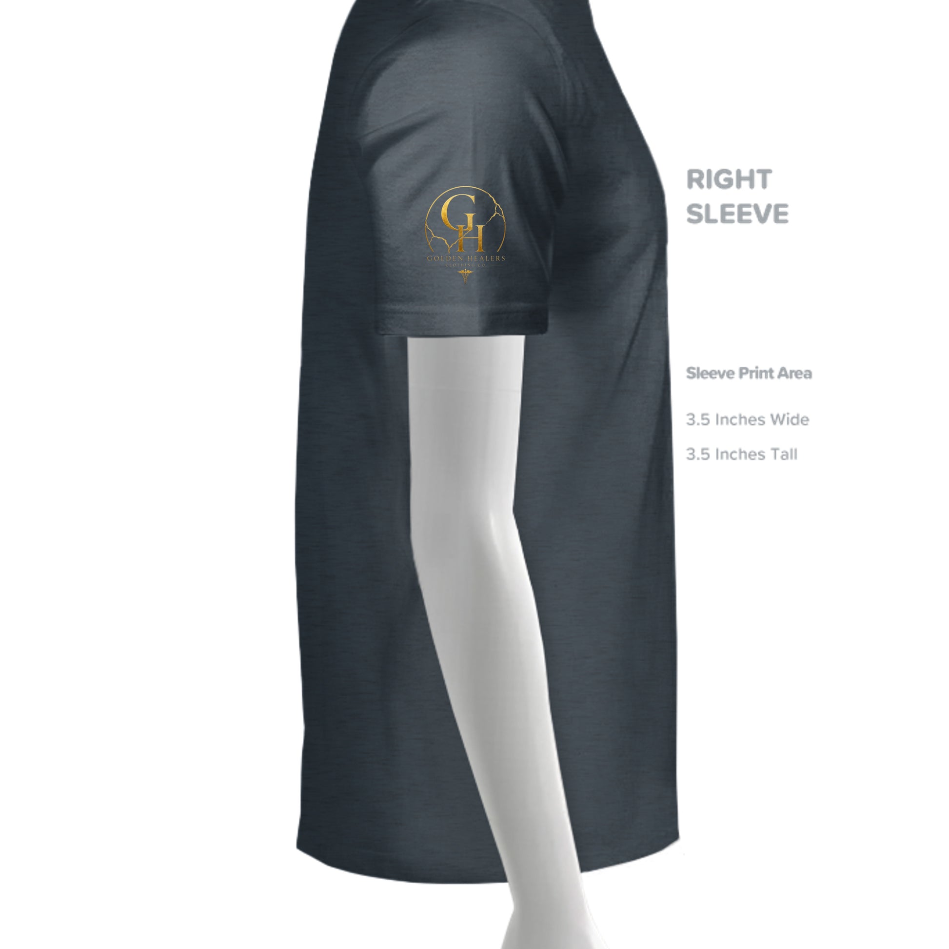 Heather Navy - G500 - SLEEVE_RIGHT
