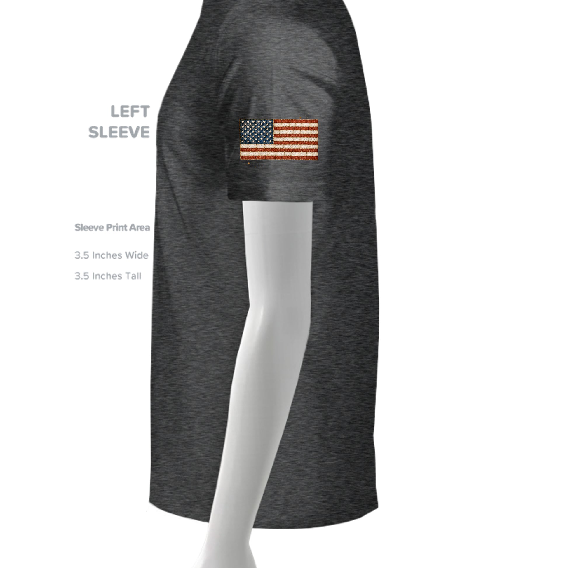DARK HEATHER - G500 - SLEEVE_LEFT
